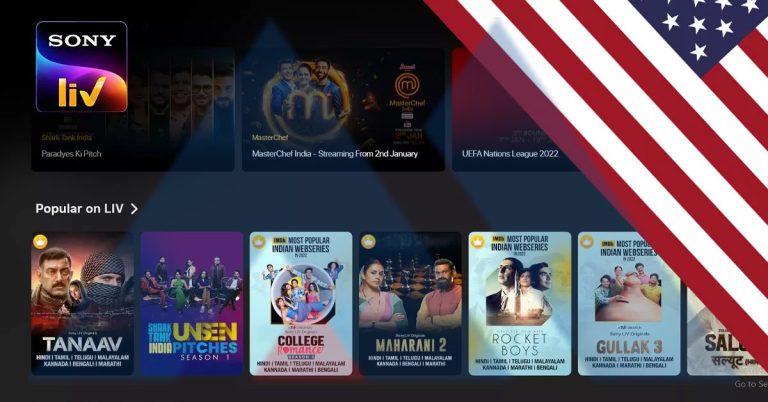 SonyLiv in USA